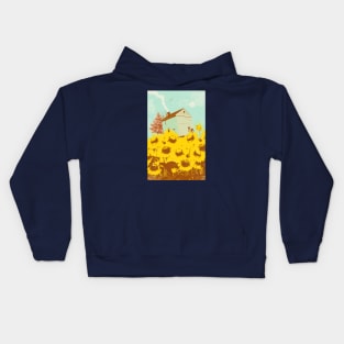 SUNFLOWER CABIN Kids Hoodie